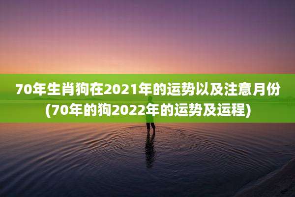 70年生肖狗在2021年的运势以及注意月份(70年的狗2022年的运势及运程)