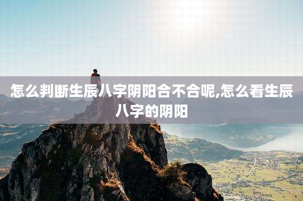 怎么判断生辰八字阴阳合不合呢,怎么看生辰八字的阴阳