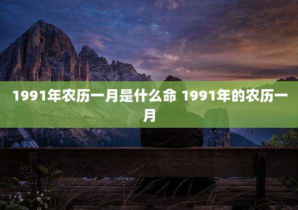 1991年农历一月是什么命 1991年的农历一月