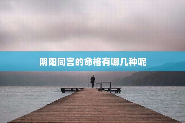 阴阳同宫的命格有哪几种呢