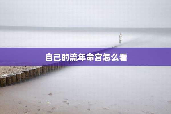 自己的流年命宫怎么看