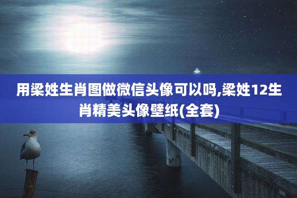 用梁姓生肖图做微信头像可以吗,梁姓12生肖精美头像壁纸(全套)