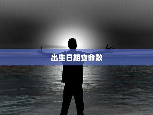 出生日期查命数