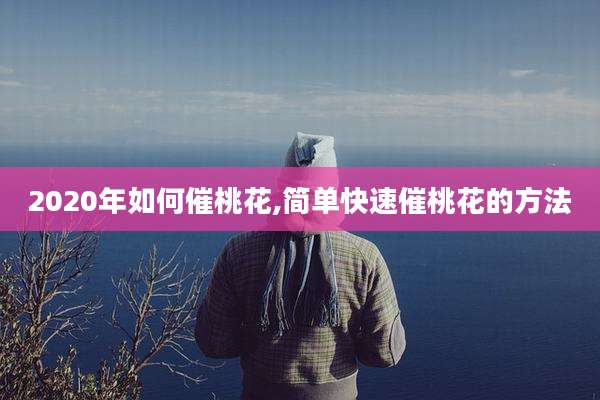2020年如何催桃花,简单快速催桃花的方法