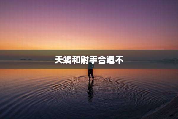 天蝎和射手合适不