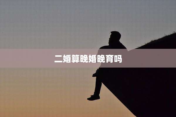 二婚算晚婚晚育吗