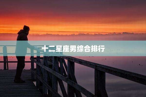 十二星座男综合排行