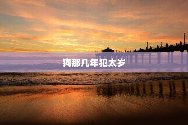 狗那几年犯太岁