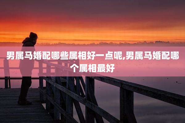 男属马婚配哪些属相好一点呢,男属马婚配哪个属相最好