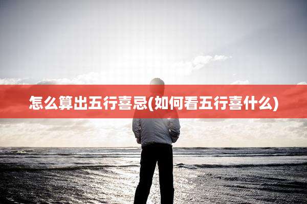 怎么算出五行喜忌(如何看五行喜什么)