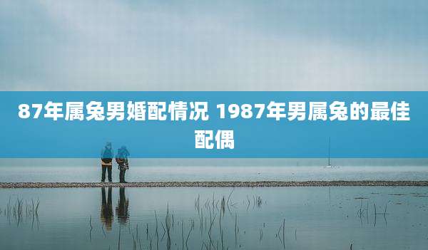 87年属兔男婚配情况 1987年男属兔的最佳配偶