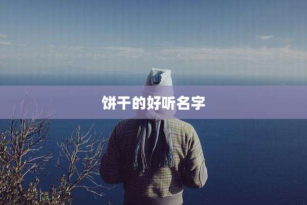 饼干的好听名字