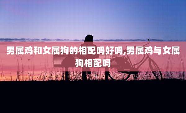 男属鸡和女属狗的相配吗好吗,男属鸡与女属狗相配吗