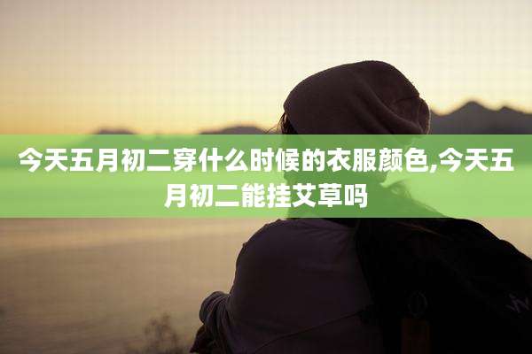 今天五月初二穿什么时候的衣服颜色,今天五月初二能挂艾草吗