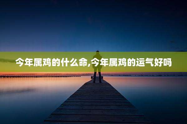 今年属鸡的什么命,今年属鸡的运气好吗
