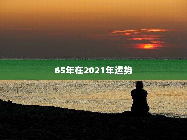 65年在2021年运势