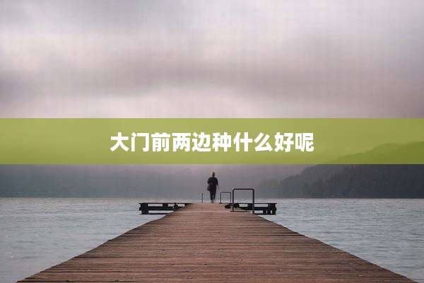 大门前两边种什么好呢