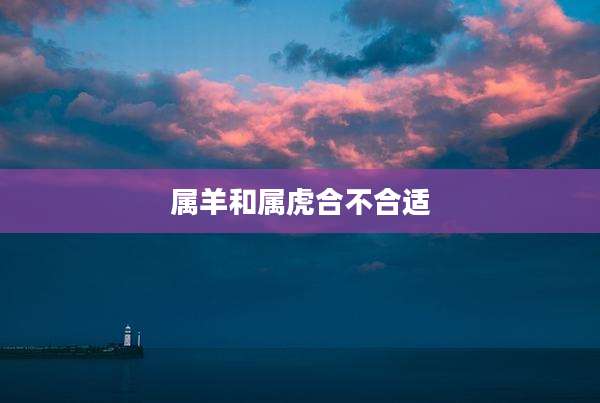 属羊和属虎合不合适