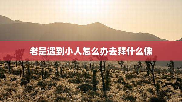 老是遇到小人怎么办去拜什么佛