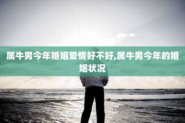 属牛男今年婚姻爱情好不好,属牛男今年的婚姻状况