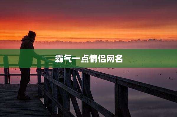 霸气一点情侣网名
