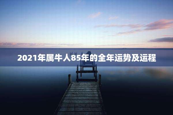2021年属牛人85年的全年运势及运程