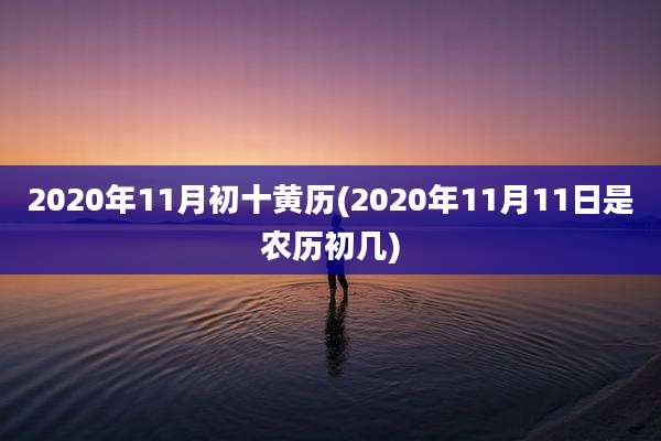 2020年11月初十黄历(2020年11月11日是农历初几)