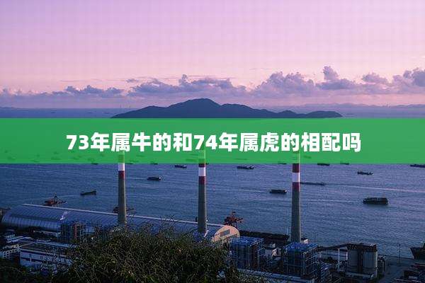 73年属牛的和74年属虎的相配吗