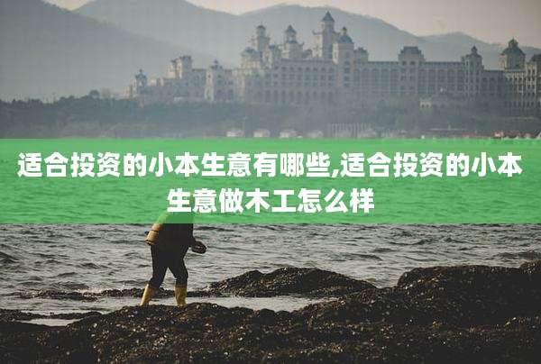 适合投资的小本生意有哪些,适合投资的小本生意做木工怎么样