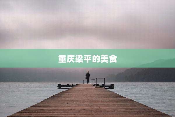 重庆梁平的美食