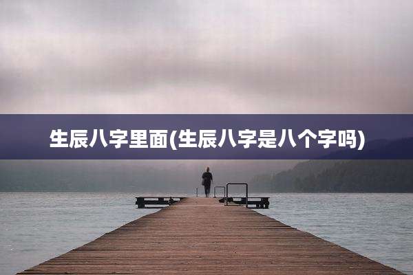 生辰八字里面(生辰八字是八个字吗)