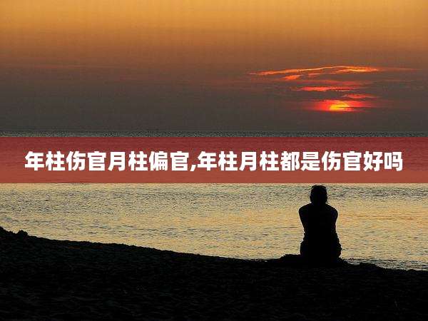 年柱伤官月柱偏官,年柱月柱都是伤官好吗