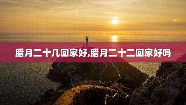 腊月二十几回家好,腊月二十二回家好吗