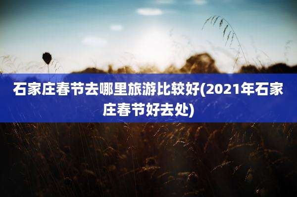 石家庄春节去哪里旅游比较好(2021年石家庄春节好去处)