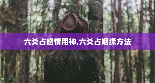 六爻占感情用神,六爻占姻缘方法