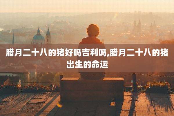 腊月二十八的猪好吗吉利吗,腊月二十八的猪出生的命运