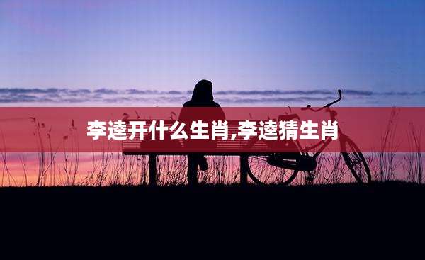 李逵开什么生肖,李逵猜生肖