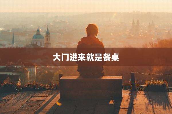 大门进来就是餐桌