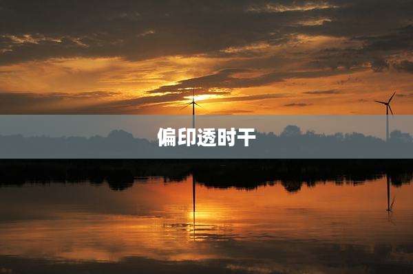 偏印透时干