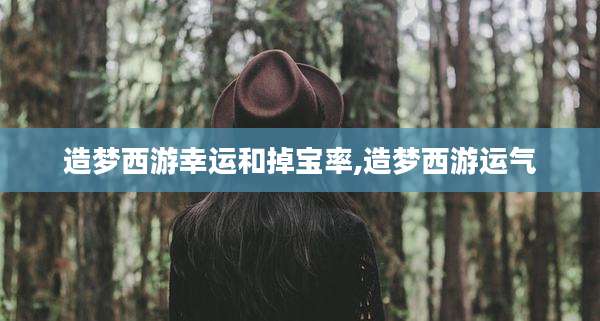 造梦西游幸运和掉宝率,造梦西游运气