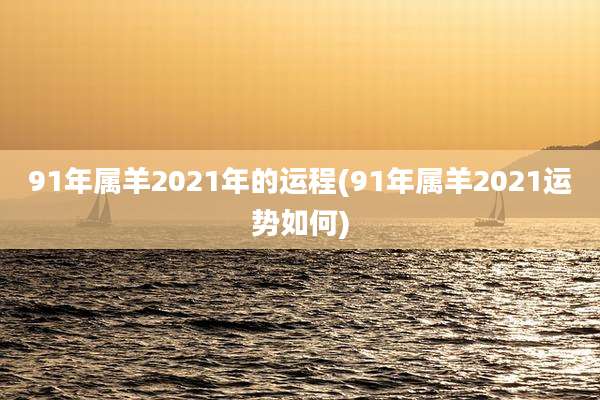 91年属羊2021年的运程(91年属羊2021运势如何)
