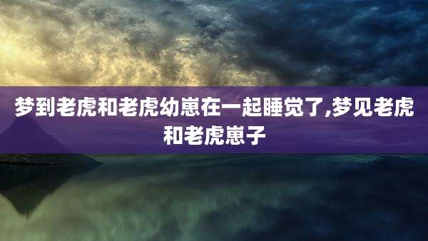 梦到老虎和老虎幼崽在一起睡觉了,梦见老虎和老虎崽子