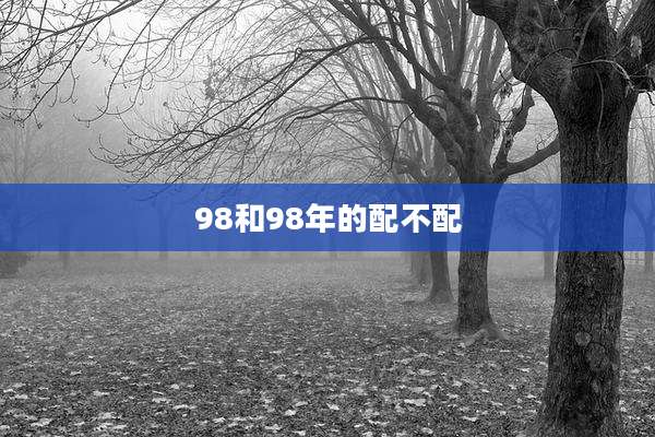 98和98年的配不配