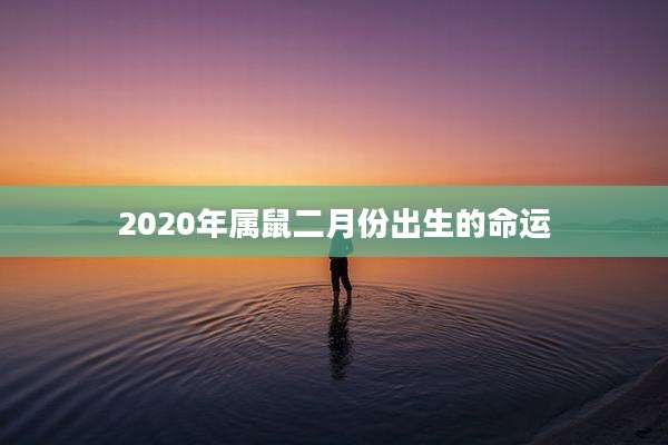 2020年属鼠二月份出生的命运