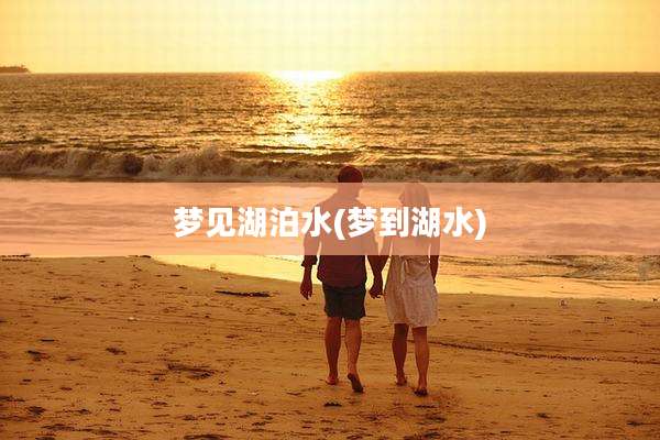 梦见湖泊水(梦到湖水)
