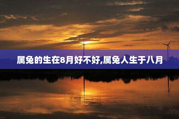 属兔的生在8月好不好,属兔人生于八月