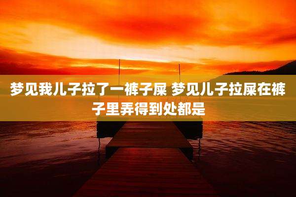 梦见我儿子拉了一裤子屎 梦见儿子拉屎在裤子里弄得到处都是