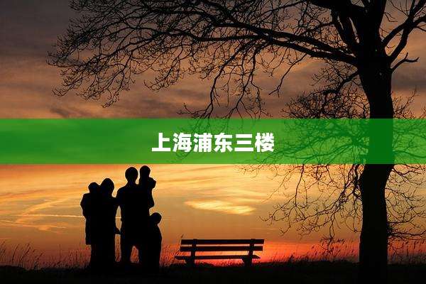 上海浦东三楼