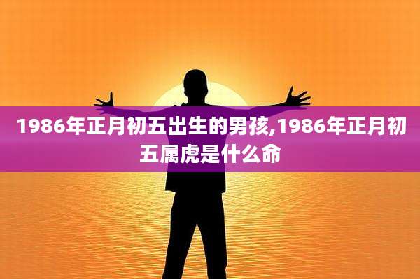 1986年正月初五出生的男孩,1986年正月初五属虎是什么命