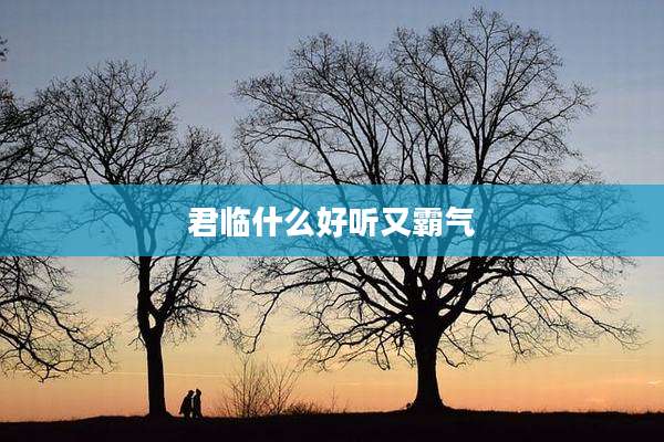 君临什么好听又霸气